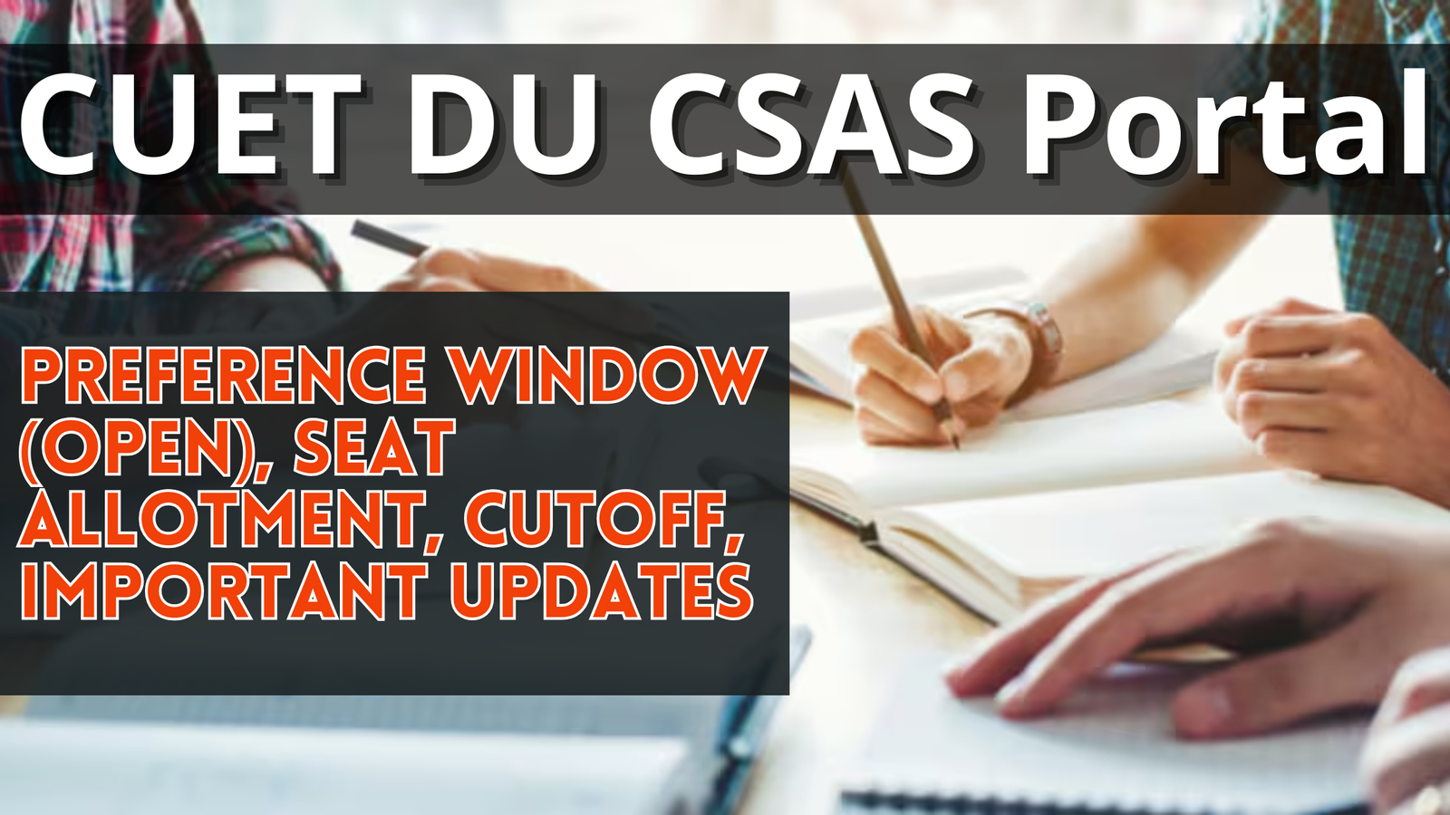 CUET DU CSAS Portal