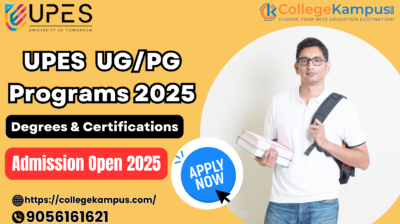 UPES UG/PG Programs 2025: Degrees & Certifications