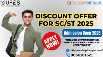 UPES Discount Offer for SC/ST 2025 | Apply Now!